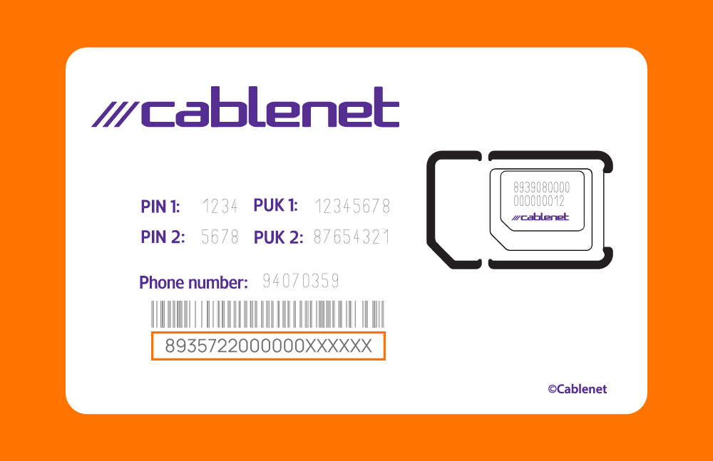 PrePaid SIM Card ICCID