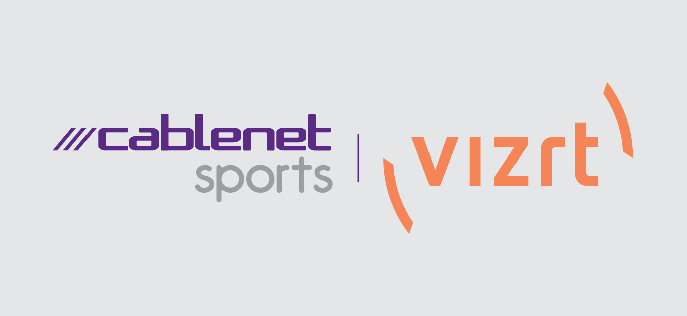 Cablenet Sports and Vizrt composite logo