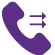 Call Forwarding service on fixed telephony icon