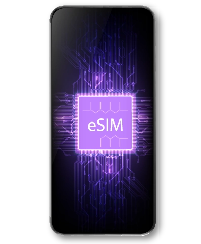 esim icon displayed on a mobile screen