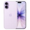 Front and back view of iPhone 17 in lavender colour