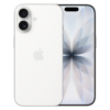 Front and back view of iPhone 17 in white colour
