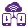 Intelligent WiFi connectivity icon