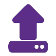 Upload measurement icon for the Cablenet speed test page