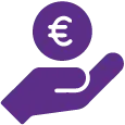 Value for money icon for Cablenet's tv starter pack and passes